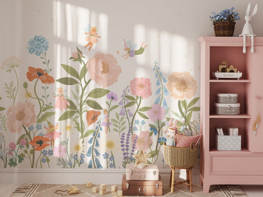 Fairy Garden Wall Mural - Mural - Fable and Fawn