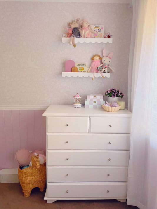 Little Birdie (Soft Pink) | Floral Wallpaper - Wallpaper - Fable and Fawn