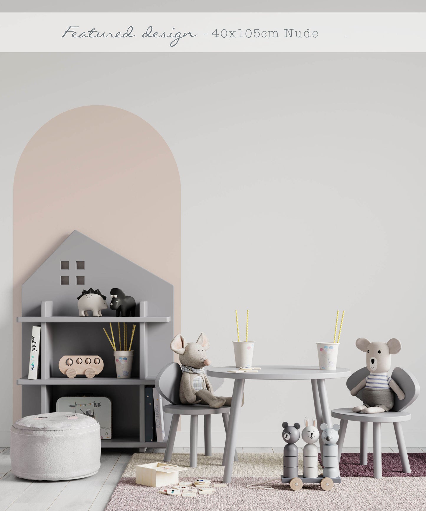 Arch Wall Decals - Nude - Wall Decals Australia - Fable and Fawn