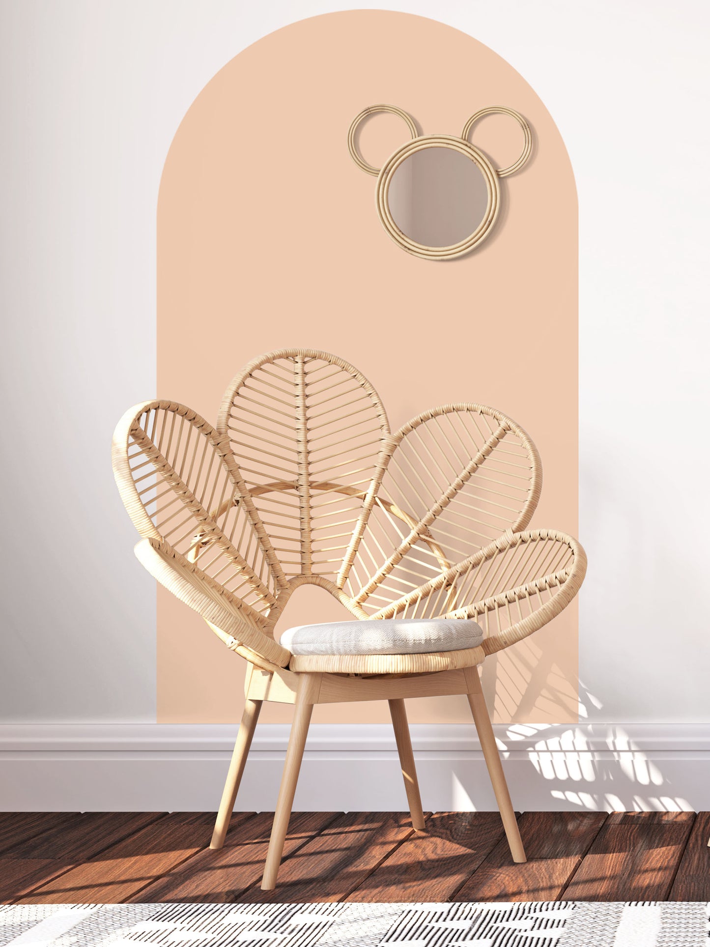 Arch Wall Decals - Peach - Wall Decals Australia - Fable and Fawn