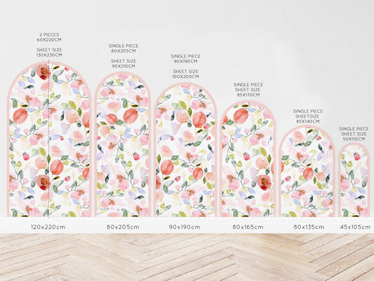 Arch Wall Decal - Lady Bug Floral - Wall Decals Australia - Fable and Fawn