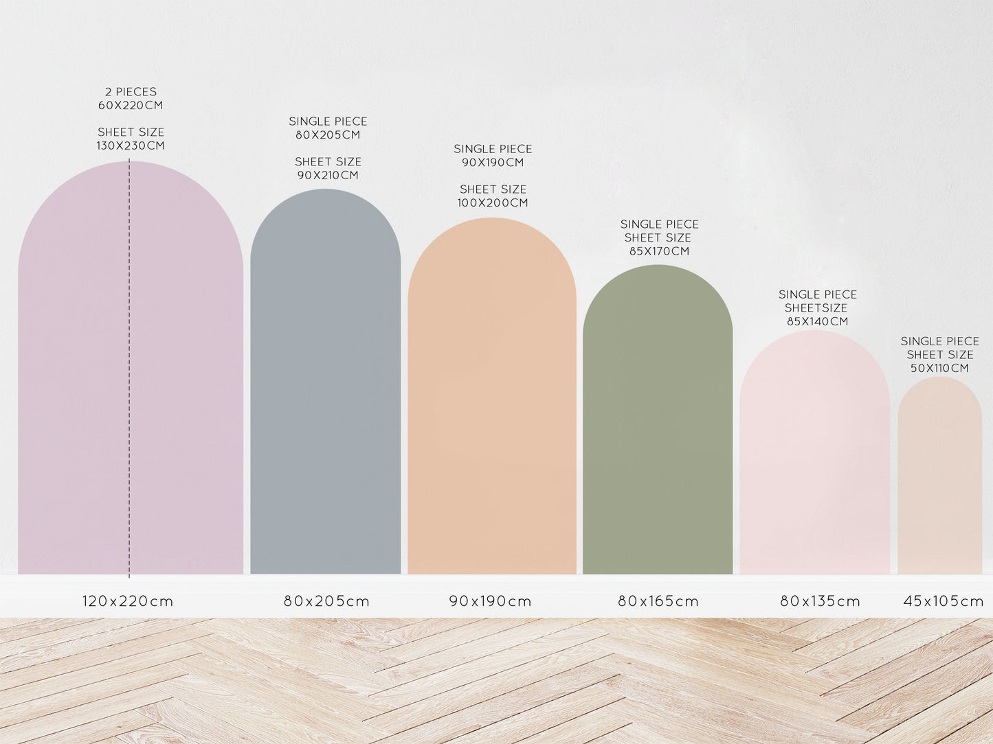 Arch Wall Decals - Steel - Wall Decals Australia - Fable and Fawn