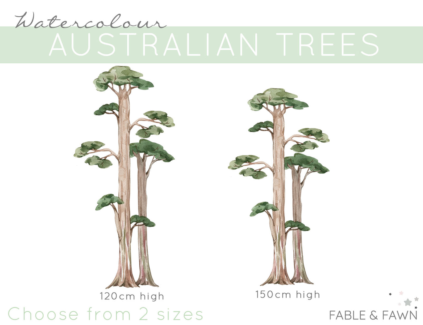 Gum Tree Wall Decals - Wall Decals - Fable and Fawn