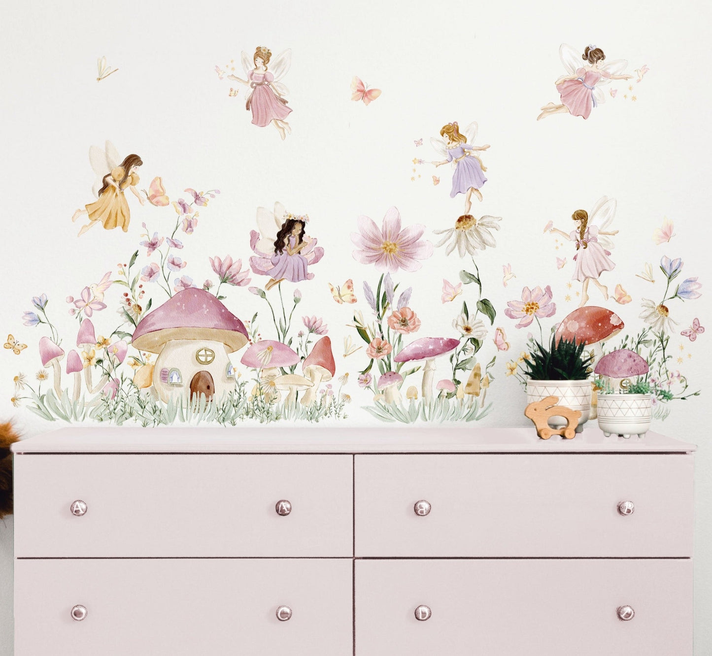 Enchanted Fairy Wall Stickers (Medium Set) - Wall Decals - Fable and Fawn