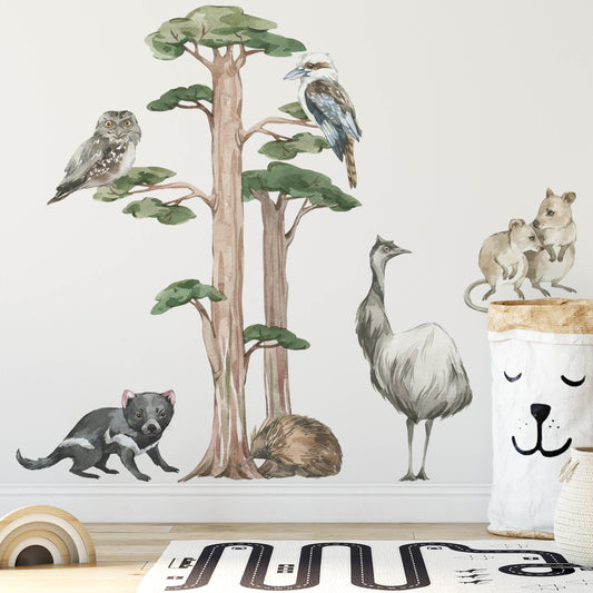 Pick 6 Animals! - Australian Animal Wall Stickers - Wall Decals Australia - Fable and Fawn
