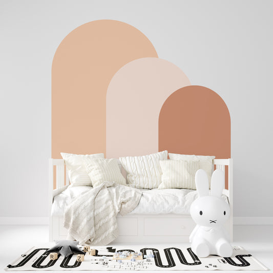 Arch Wall Decals - Peach - Wall Decals Australia - Fable and Fawn