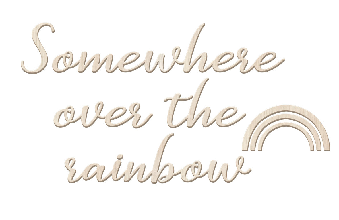 Somewhere over the rainbow - Wall Decals Australia - Fable and Fawn