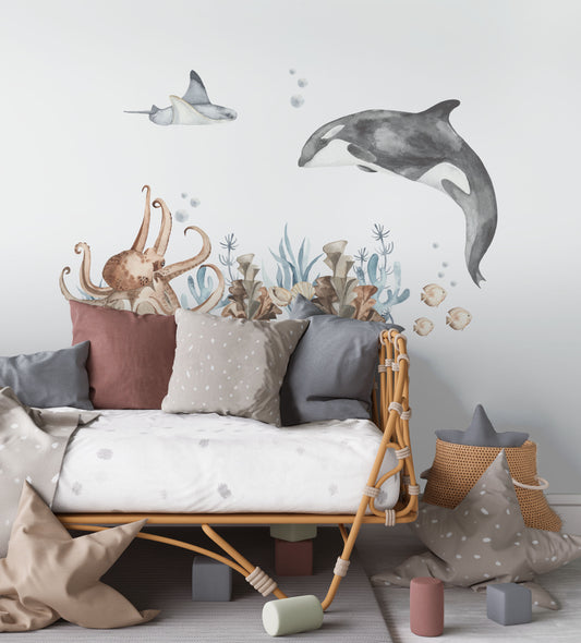 Under the Sea Wall Stickers - Wall Decals - Fable and Fawn