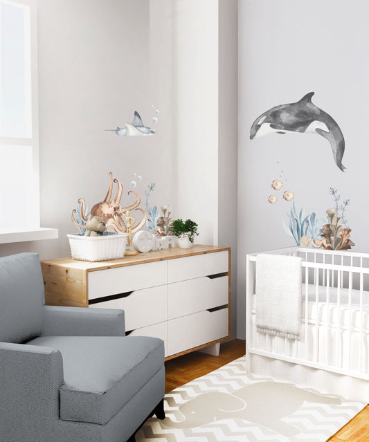 Under the Sea Wall Stickers - Wall Decals - Fable and Fawn
