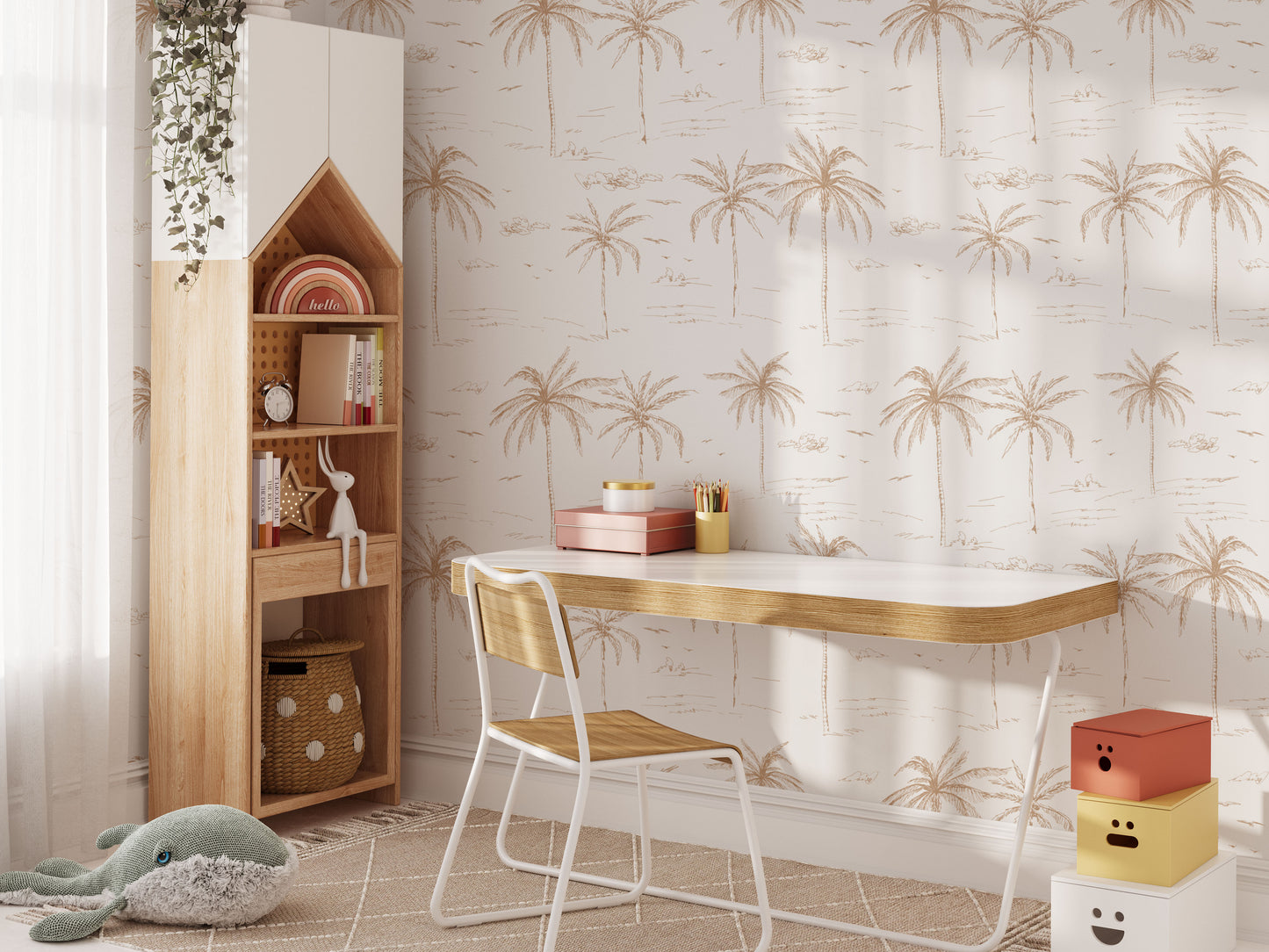Palm Beach Wallpaper - Wallpaper - Fable and Fawn