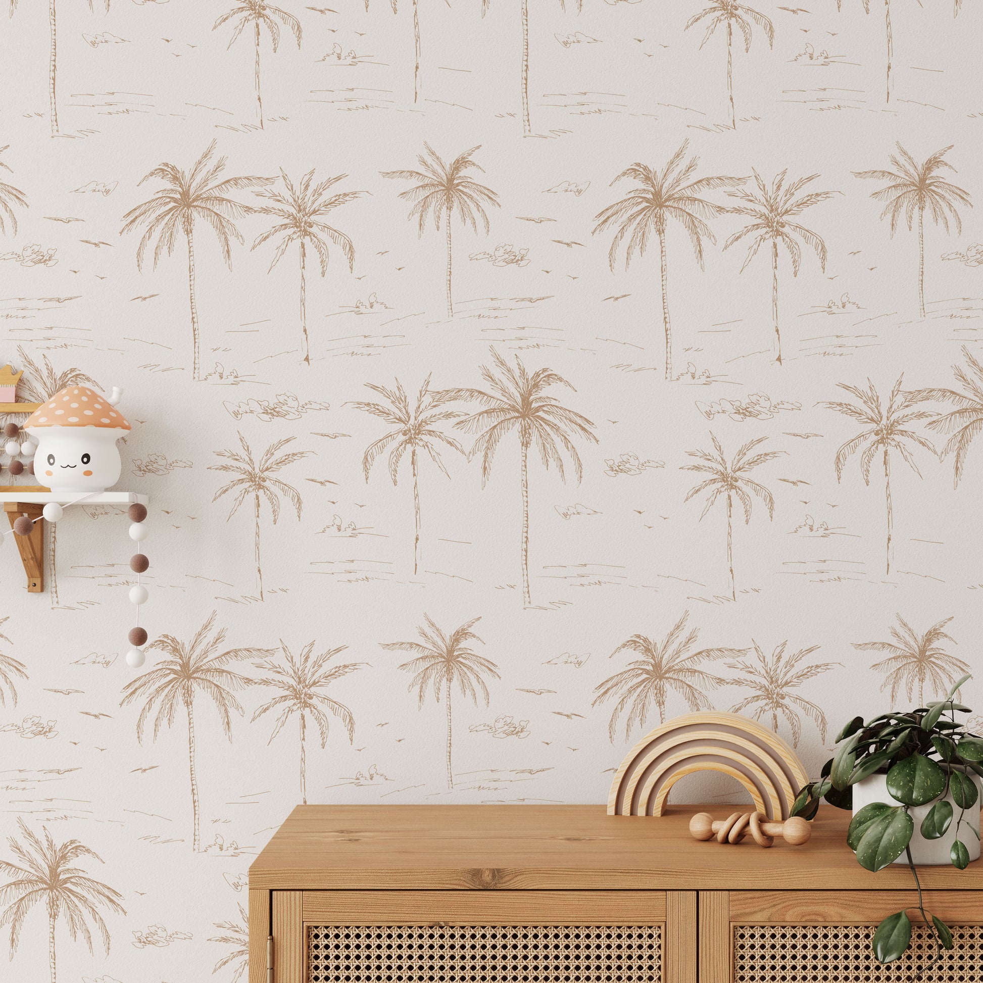 Palm Beach Wallpaper - Wallpaper - Fable and Fawn
