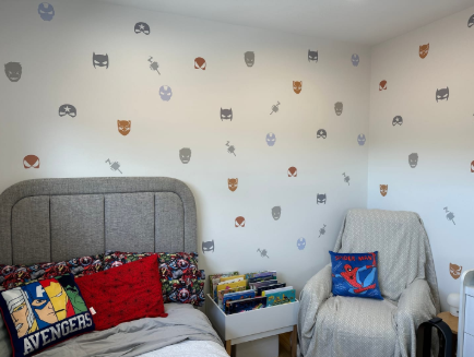 Superhero Wall Decals (Pick Your Colours) - Wall Decals Australia - Fable and Fawn