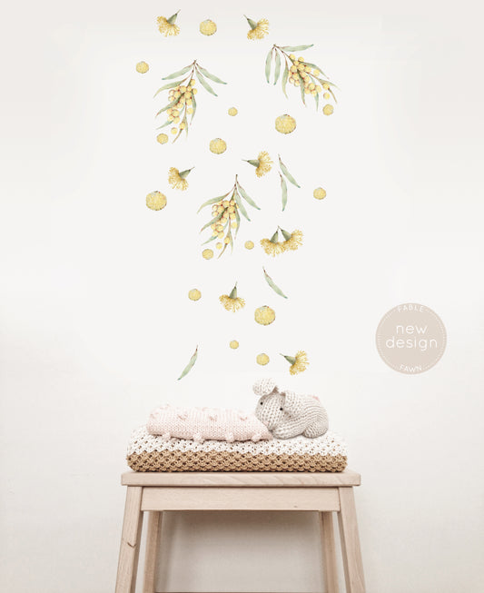 Australian Native Decals - Wattle - Wall Decals Australia - Fable and Fawn
