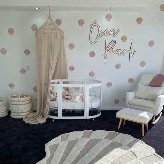 Seashell Wall Decals (Gold) - Wall Decals Australia - Fable and Fawn