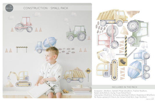 Construction Wall Decals - Wall Decals Australia - Fable and Fawn