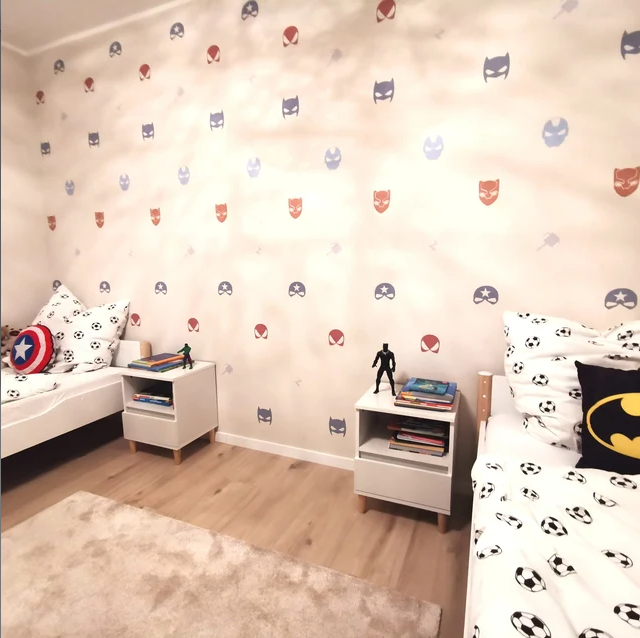 Superhero Wall Decals (Pick Your Colours) - Wall Decals Australia - Fable and Fawn