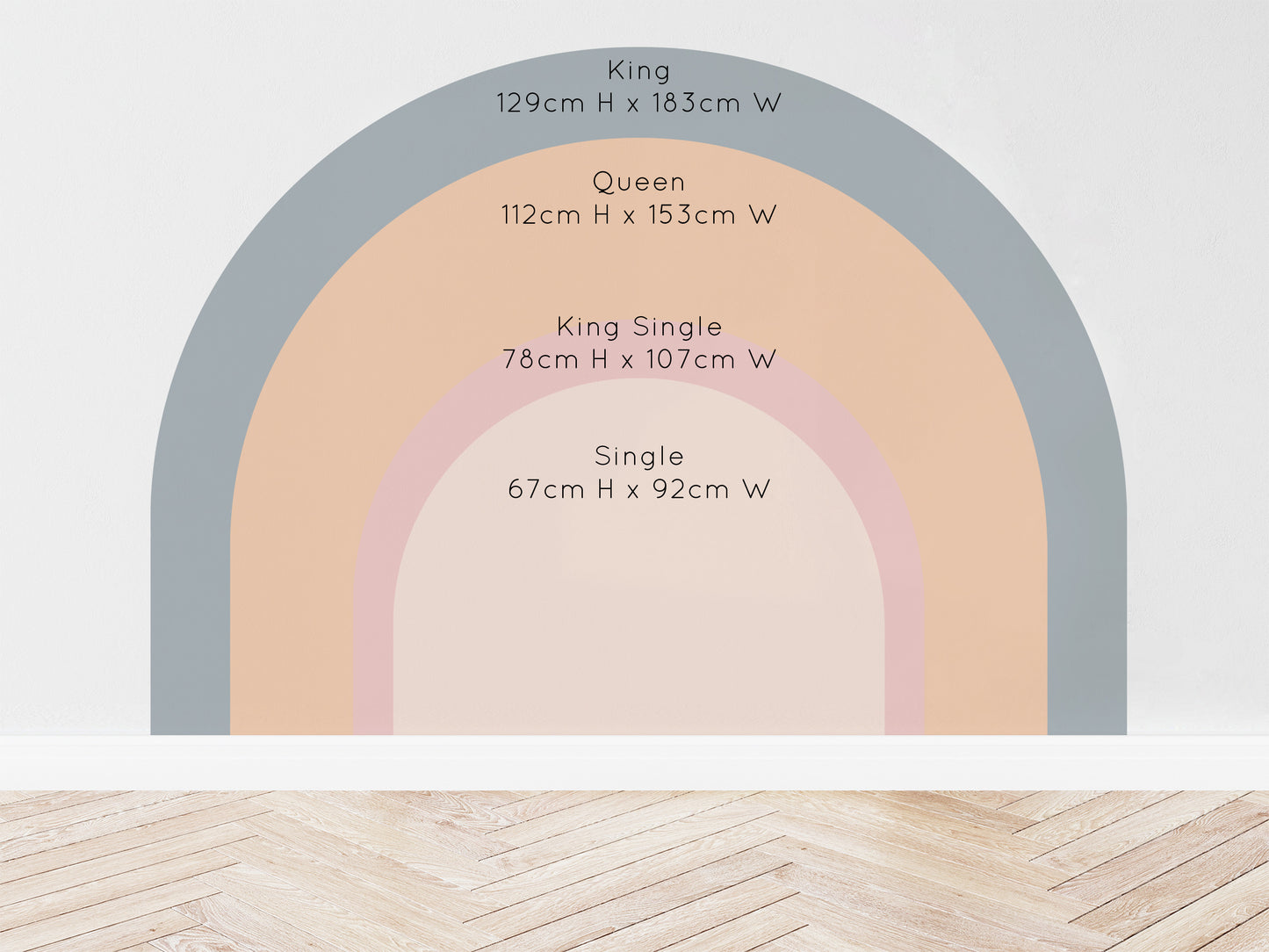 Bedhead Wall Decal (Sage Palms) - Wall Decals - Fable and Fawn