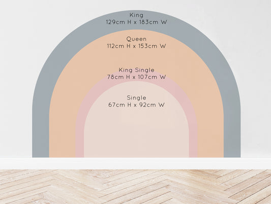 Bedhead Wall Decal (Terrazzo) - Wall Decals - Fable and Fawn