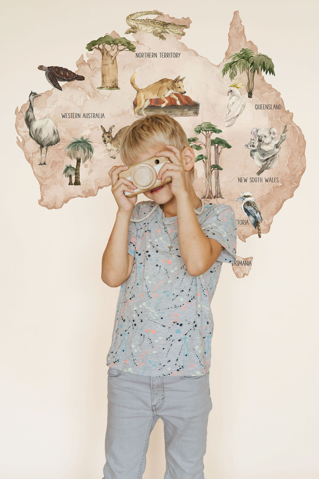 Map of Australia Decal - Wall Decals - Fable and Fawn