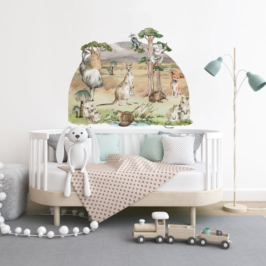 Australian Animals - Wall Mural - Wall Decals - Fable and Fawn
