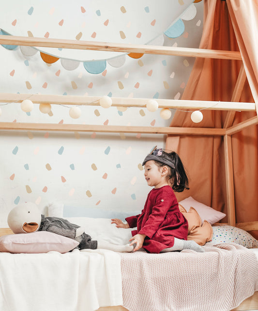 Confetti Wall Decals (Pink & Mustard) - Wall Decals - Fable and Fawn