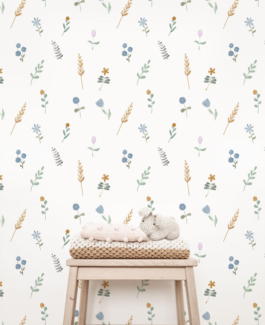 Mindy Floral Wallpaper - Wallpaper - Fable and Fawn