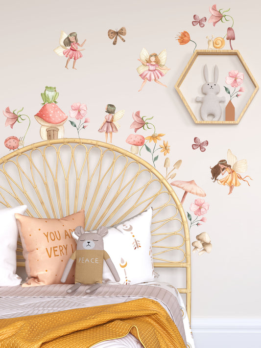 Fairy Garden Wall Decals - Wall Decals - Fable and Fawn