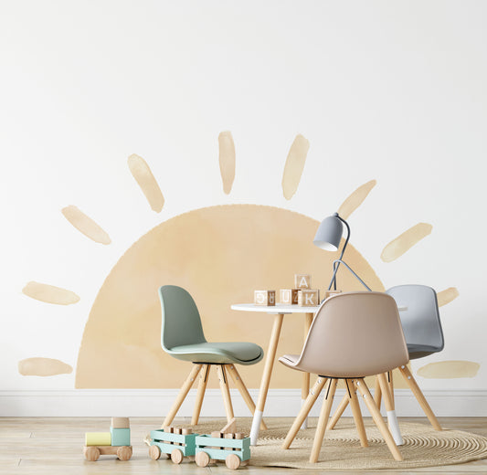 Sun Wall Decal - Wall Decals Australia - Fable and Fawn