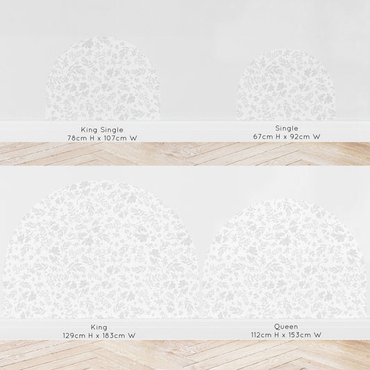 Bedhead Wall Decal - Isabella - Wall Decals - Fable and Fawn