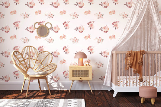 Lana Floral Wallpaper - Wallpaper - Fable and Fawn