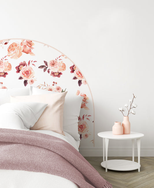 Bedhead Wall Decal - Lana Floral - Wall Decals - Fable and Fawn