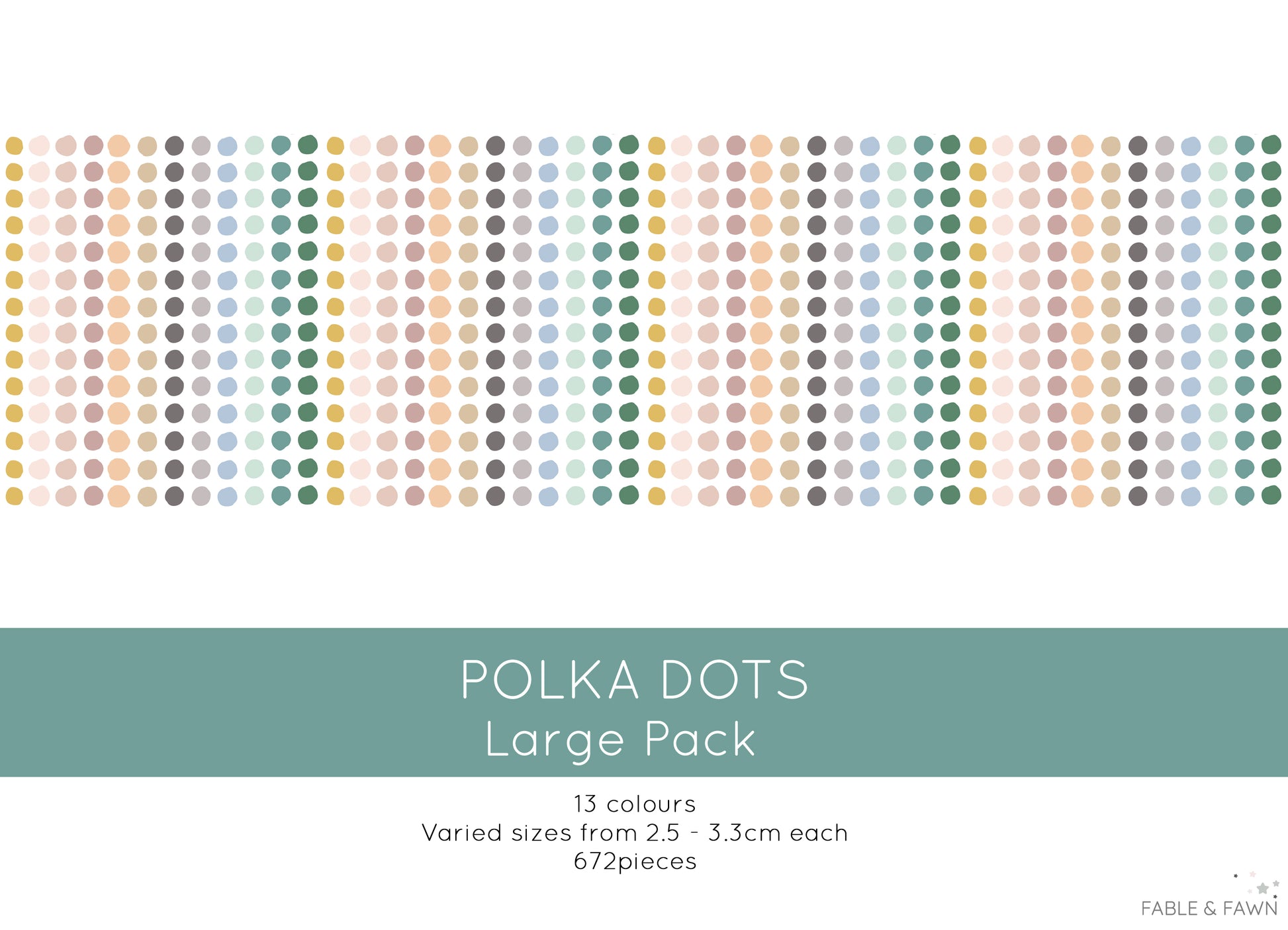 Wall Decals Polka Dots (Party) - Wall Decals - Fable and Fawn