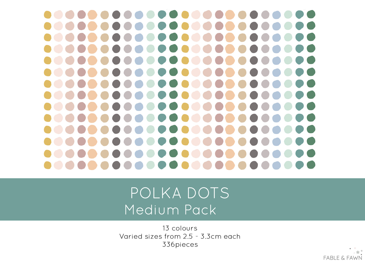 Wall Decals Polka Dots (Party) - Wall Decals - Fable and Fawn