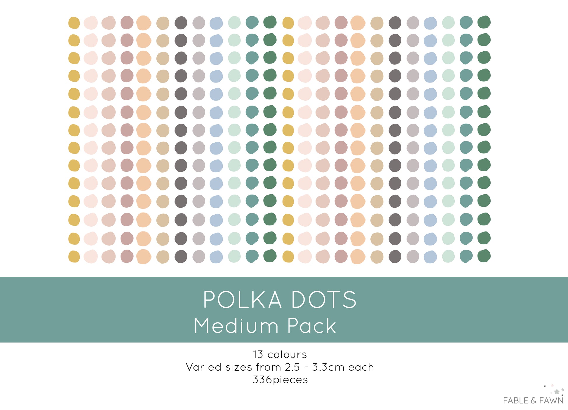 Wall Decals Polka Dots (Party) - Wall Decals - Fable and Fawn