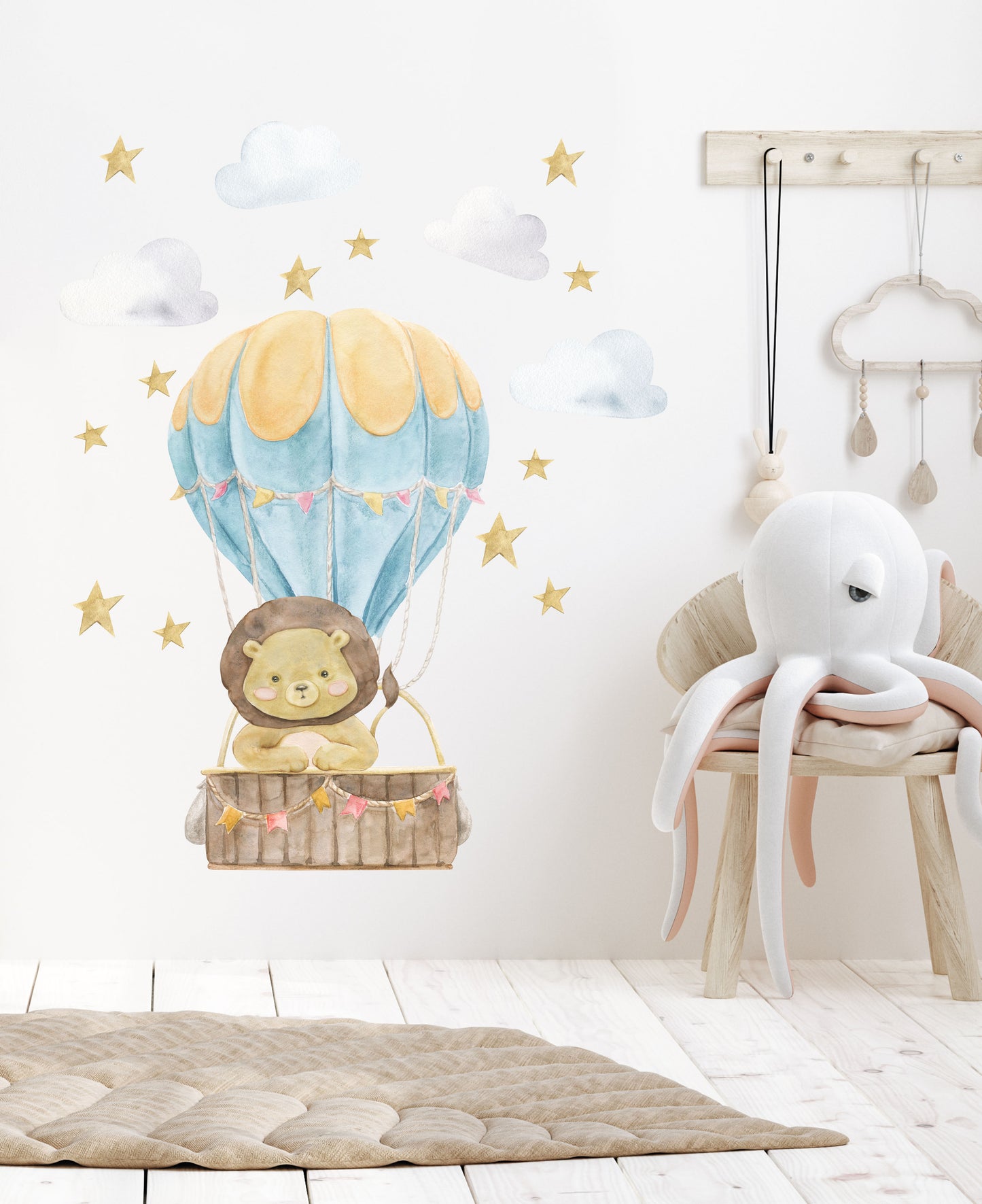 Lions Adventure - Nursery Wall Decal - Wall Decals - Fable and Fawn