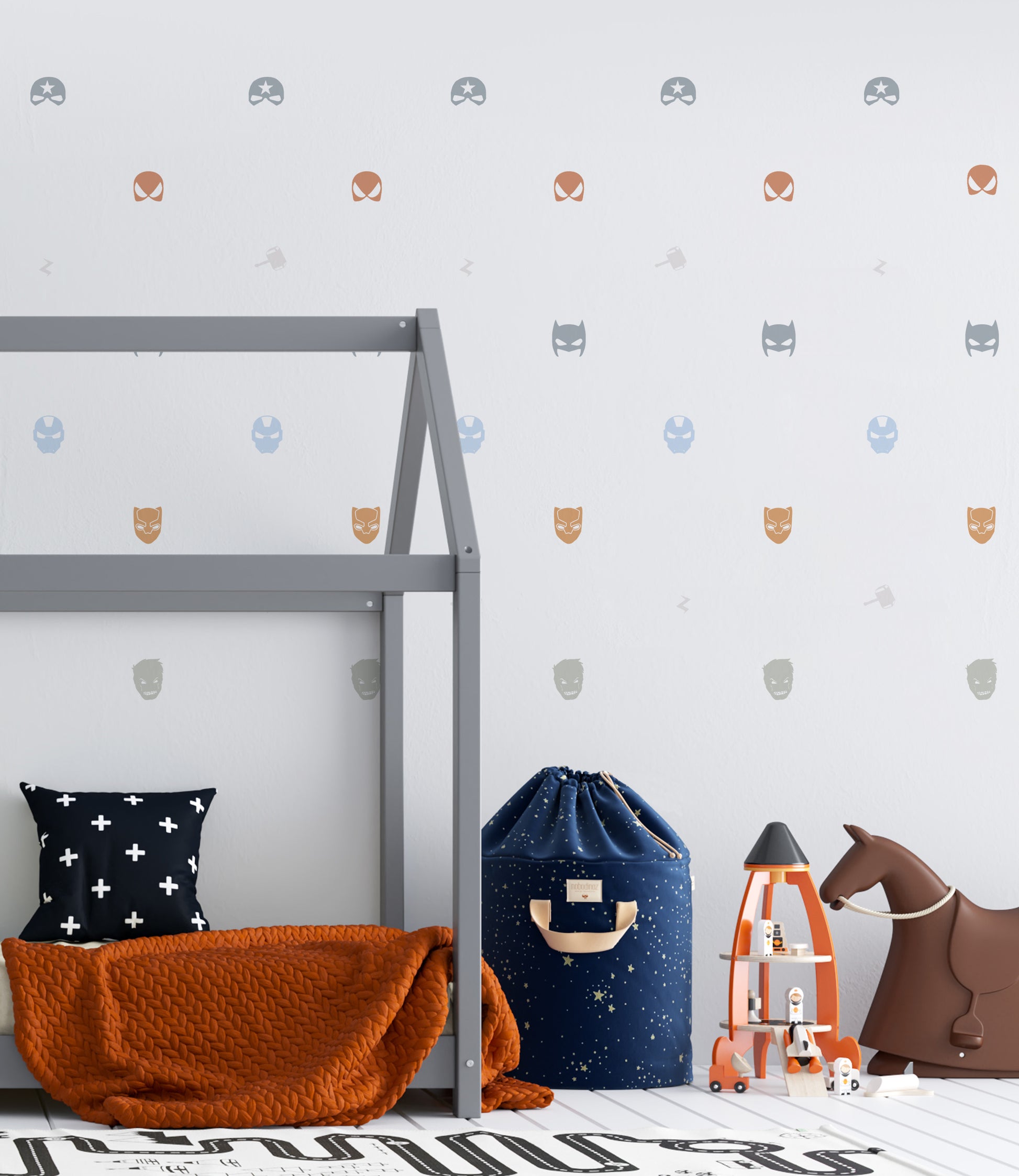 Superhero Wall Decals - Wall Decals - Fable and Fawn