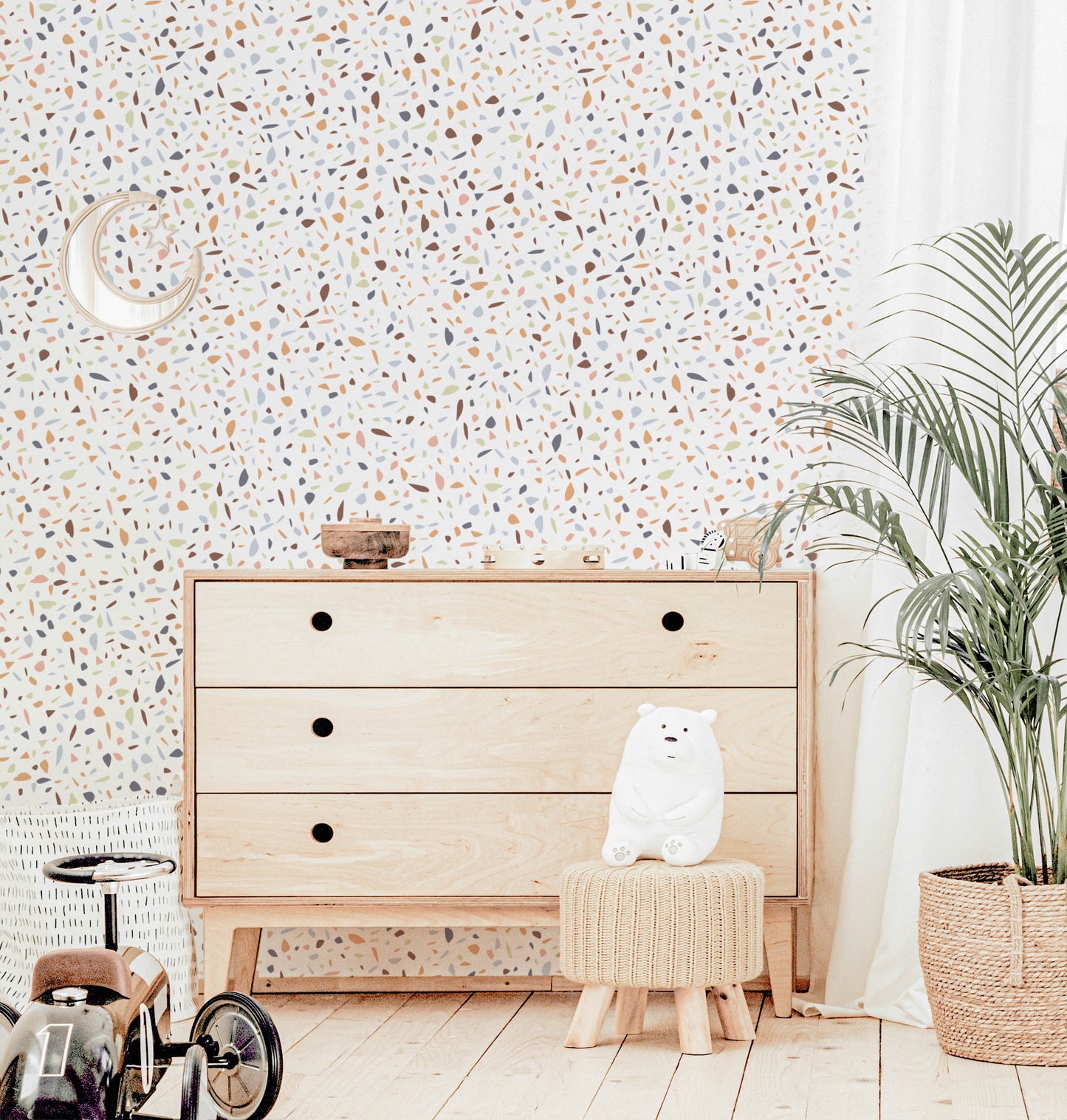 Terrazzo Wallpaper (Outback) - Wallpaper - Fable and Fawn