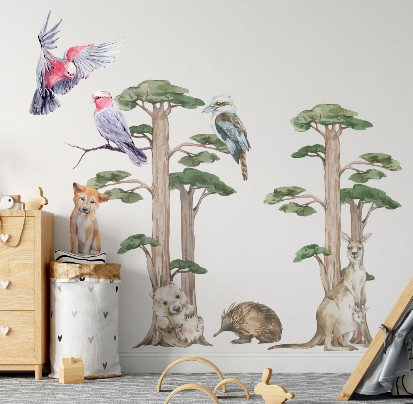 Australian Animals Wall Stickers - Pick Your Own Animals! - Wall Decals - Fable and Fawn