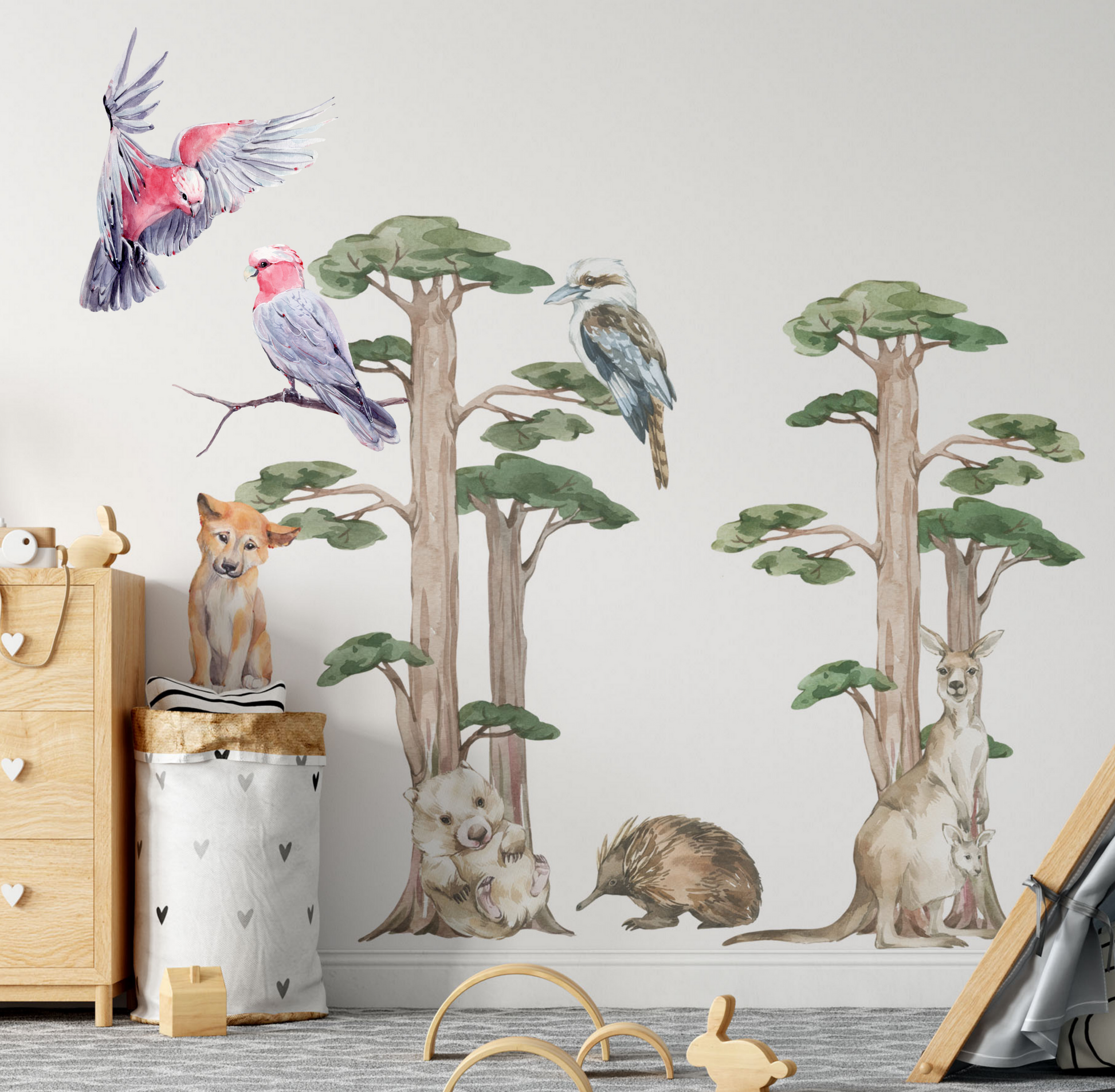 Australian Animals Wall Stickers - Pick Your Own Animals! - Wall Decals - Fable and Fawn