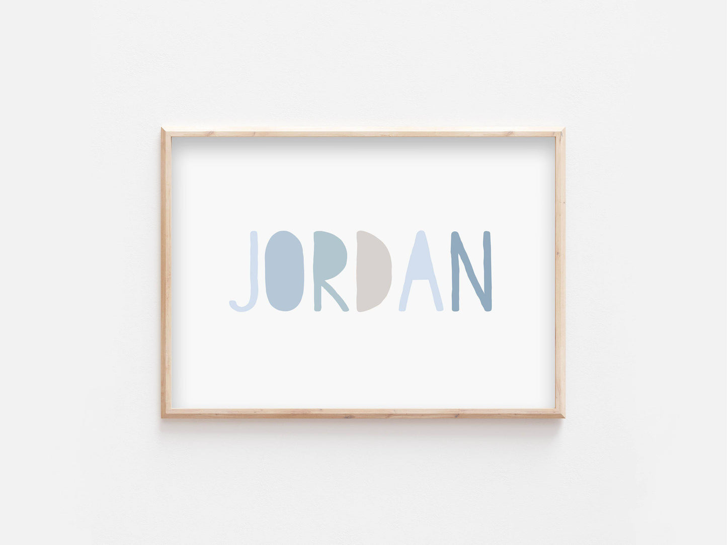 Custom Name Prints (Blue) - Fable and Fawn - PRINT - Fable and Fawn