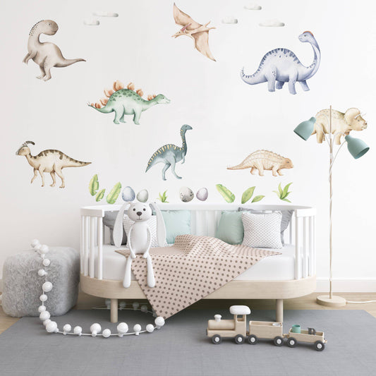 Baby Dinosaur Wall Decals - Wall Decals - Fable and Fawn
