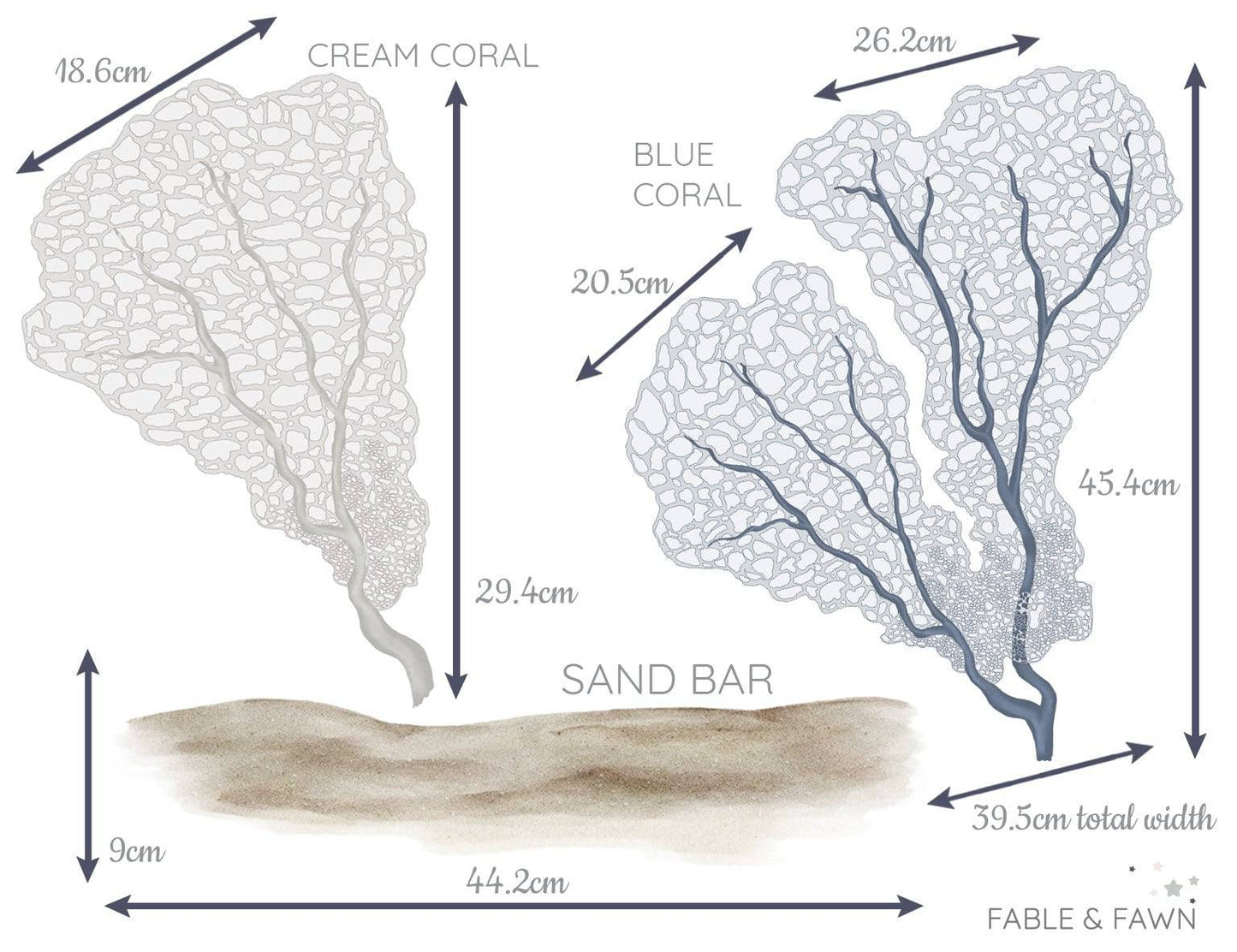 Sea Scene Wall Decals - Wall Decals - Fable and Fawn