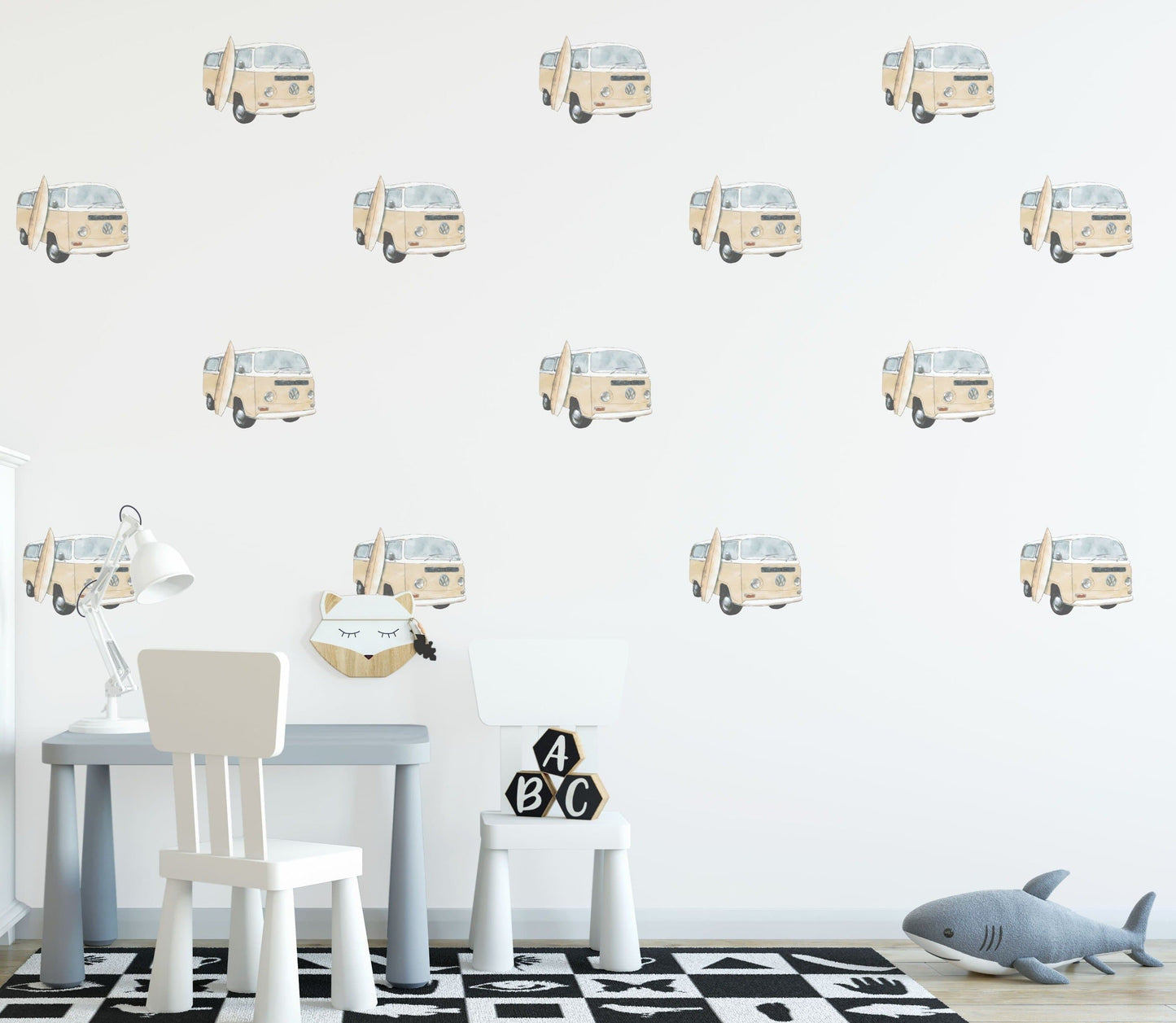 Mini Kombi Wall Decals - Wall Decals - Fable and Fawn