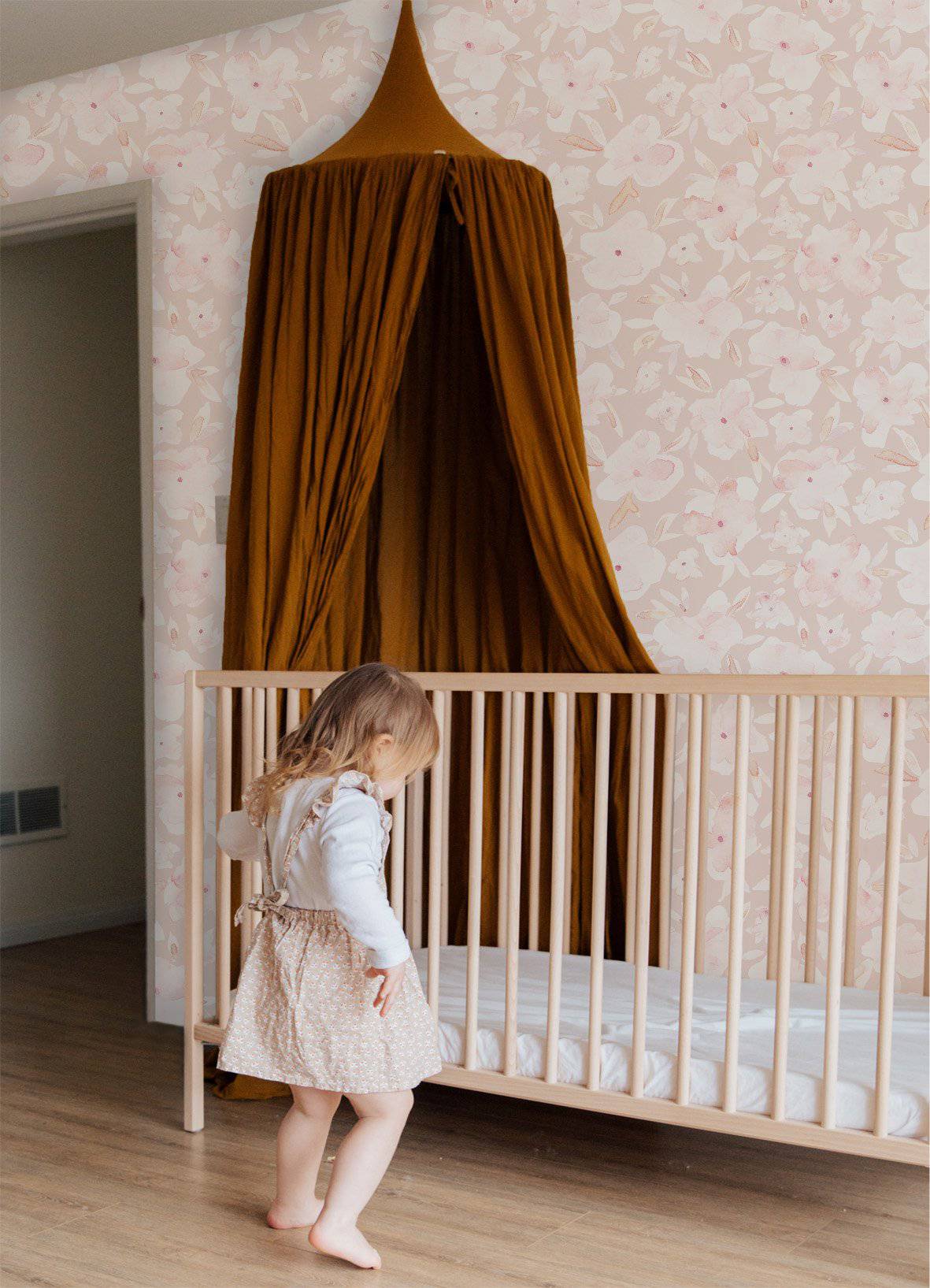 Pretty Posy Floral Wallpaper (4 colour-ways) - Wallpaper - Fable and Fawn