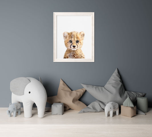 Baby Cheetah Print - Kids Wall Art - Fable and Fawn