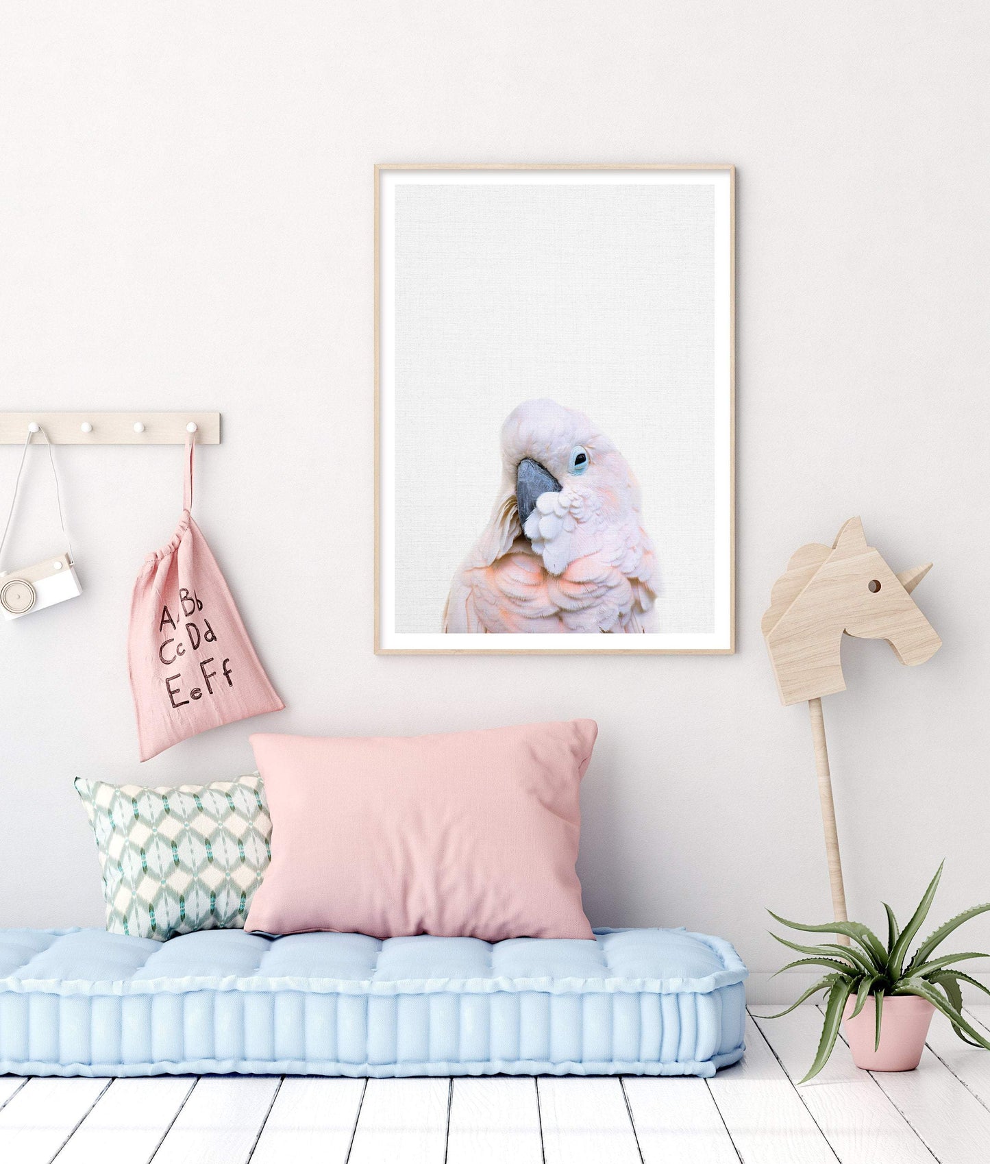 Pink Cockatoo Print - PRINT - Fable and Fawn