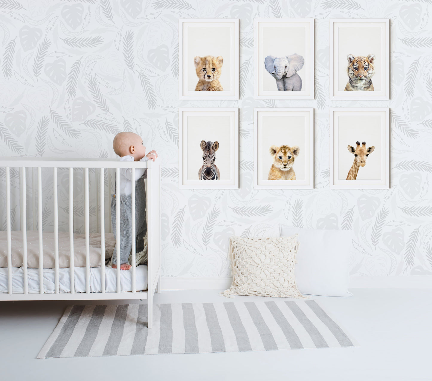 Tiger Print | Baby Animal Print | Safari Nursery - PRINT - Fable and Fawn