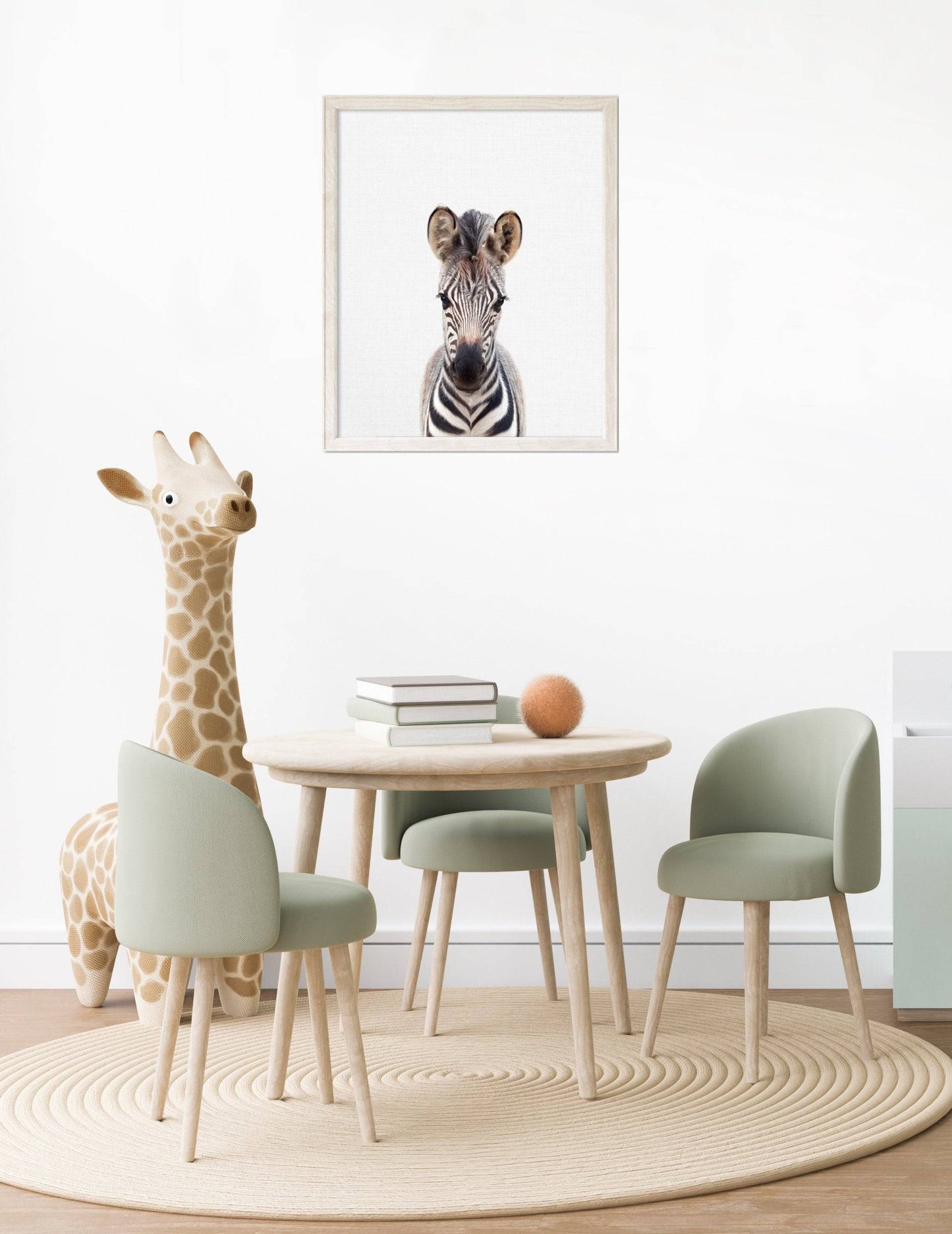 Zebra Print | Baby Animal Print | Safari Nursery - PRINT - Fable and Fawn