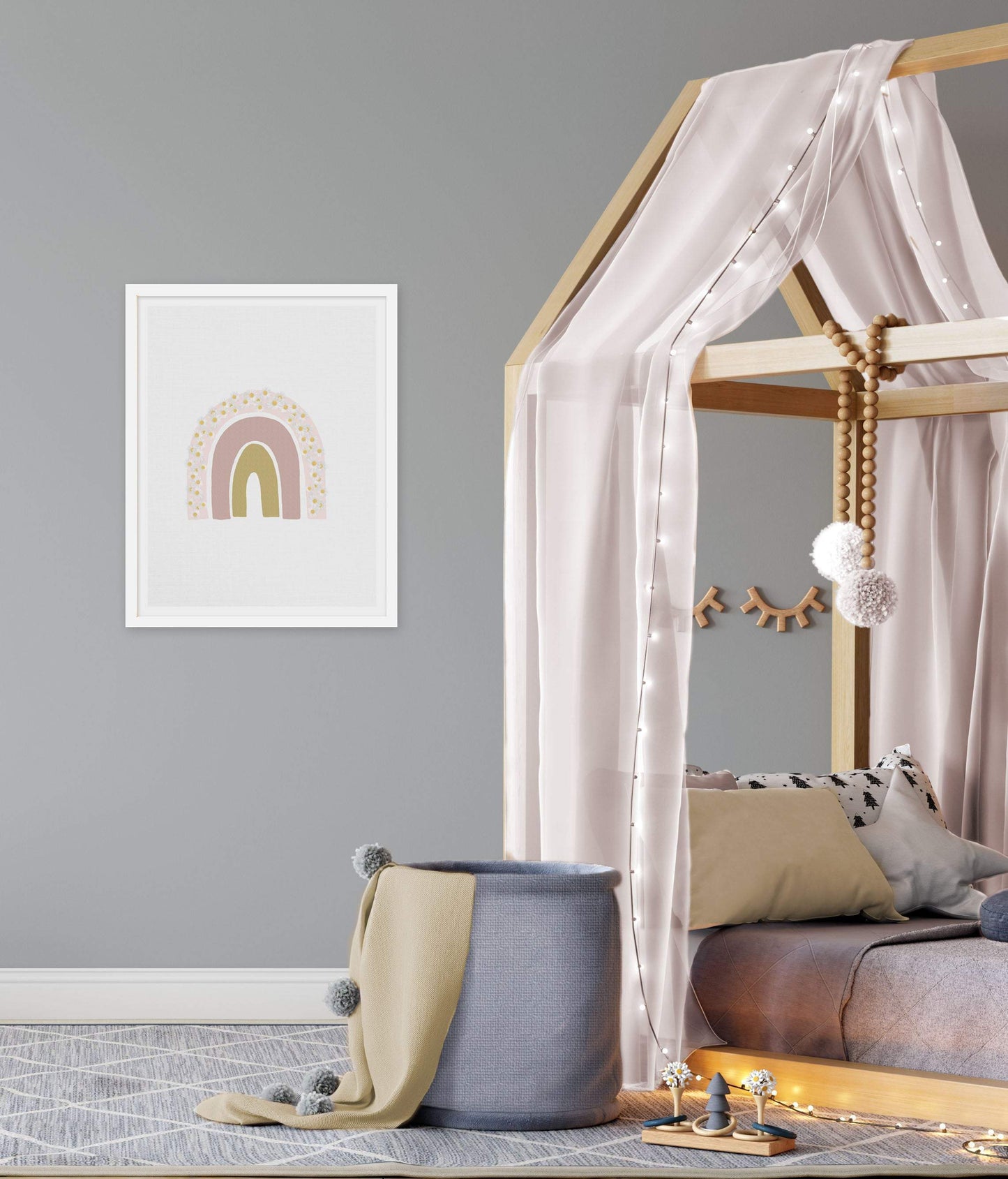 Daisy Rainbow Print - PRINT - Fable and Fawn