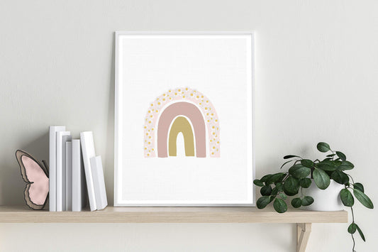 Daisy Rainbow Print - PRINT - Fable and Fawn